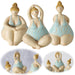 3 Yoga Frauen Deko-Figur Set Molly 13cm Skulptur Gymnastik Feng Shui Deko-Objekt