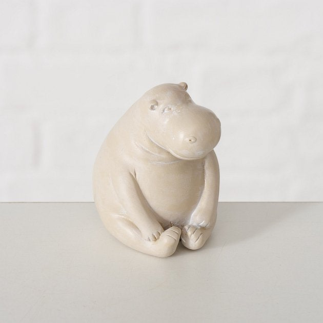 3 Yoga Deko-Figur Set Hippos 7cm Skulptur Gymnastik Feng Shui Deko-Objekt