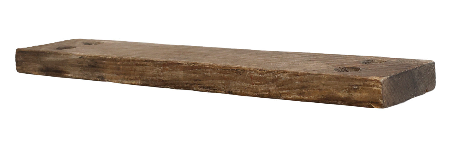 Holz Grimaud Wandregal 50x10cm Braun Schiffsleiter Küchenregal Bücher Wandboard