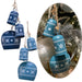 Design 2x Deko-Objekt Kuh-Glocken 6 Glöckchen Winter Christbaum-Hänger