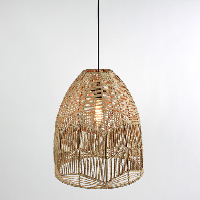 Boho Hängelampe Mumbai Dehli Ø40cm E27 Pendelleuchte Korb-Lampe Deckenleuchte