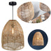 Boho Hängelampe Mumbai Dehli Ø40cm E27 Pendelleuchte Korb-Lampe Deckenleuchte