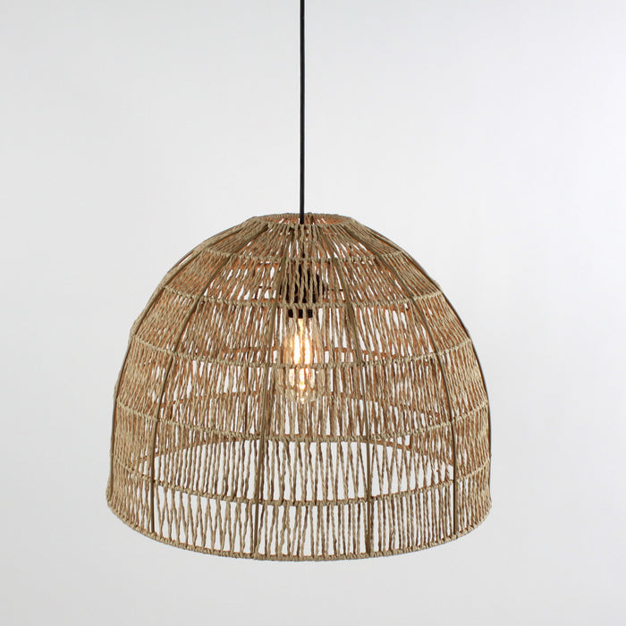 Boho Hängelampe Mumbai Jaipur Ø50cm E27 Pendelleuchte Korb-Lampe Deckenleuchte