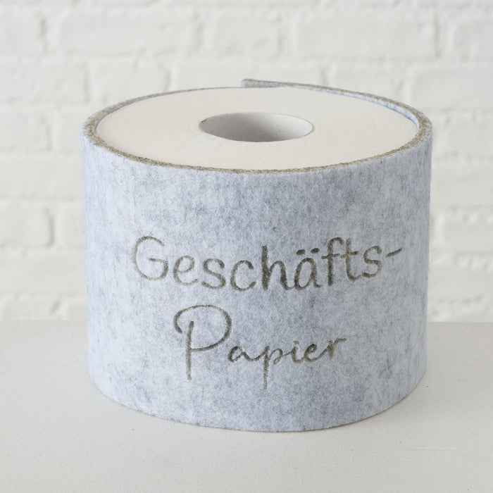 Toilettenpapier Banderole Geschäftspapier Filz Klohut Husse Klopapier Klorollen