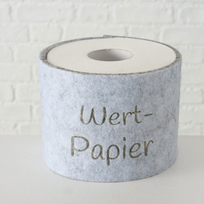 Toilettenpapier Banderole Wertpapier Filz Klohut Husse Klopapier Klorollen