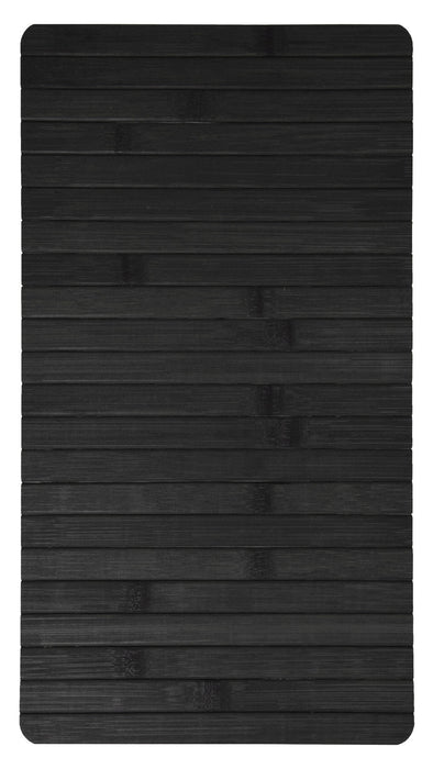 Holz Sofatablett Schwarz 44x24cm flexibles Couchtablett Armlehnen Ablage