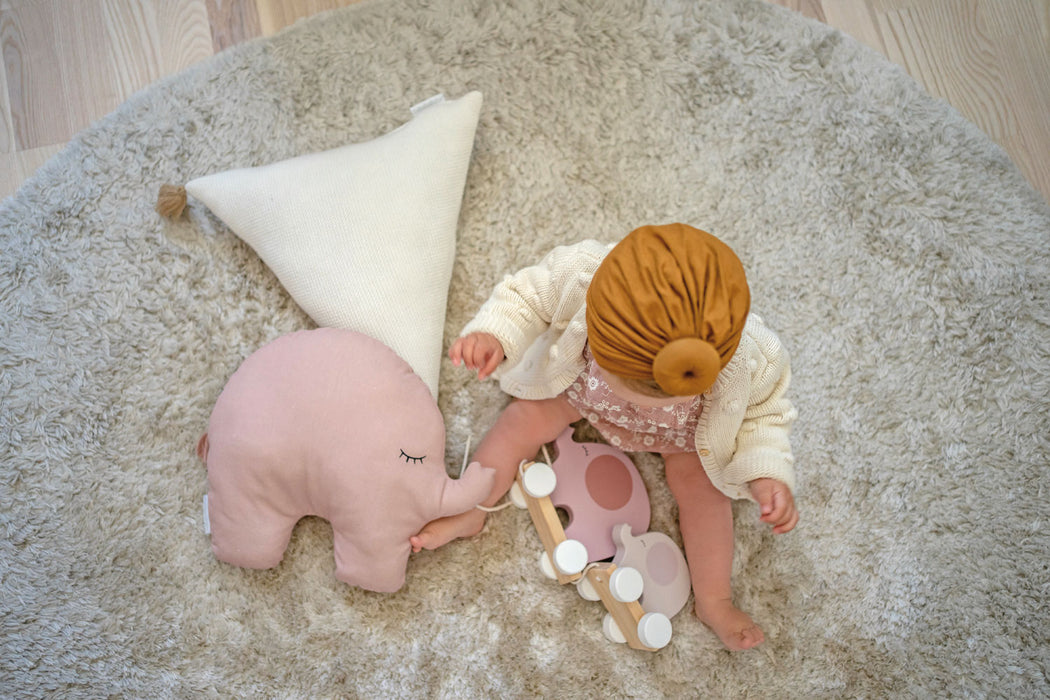 JaBaDaBaDo Baby Kuscheltier Elefant Emma 39x31cm Rosa Doppelseitig