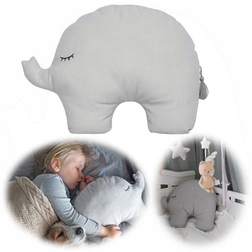 JaBaDaBaDo Baby Kuscheltier Elefant Pauli 39x31cm Grau Doppelseitig