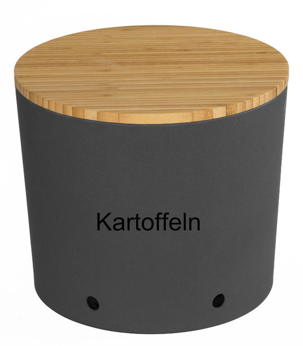 Natur-Design Kartoffeltopf 23x20cm Made in Germany Grau Schiefer