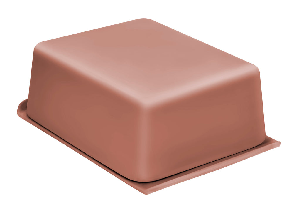 Natur-Design Butterdose 15x10cm Alt-Rosa Made in Germany 250gr Deckel Butterglocke