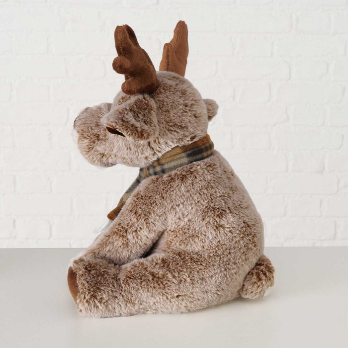 Süßes Kuscheltier Rudolph 37cm X-Mas Braun Plüschtier Stofftier Weihnachten