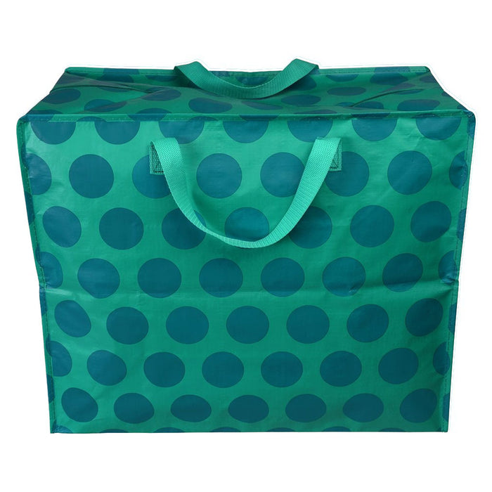 XXL Jumbo Bag Blau Türkis Spotlight 55cm Recycled Allzwecktasche Einkaufstasche