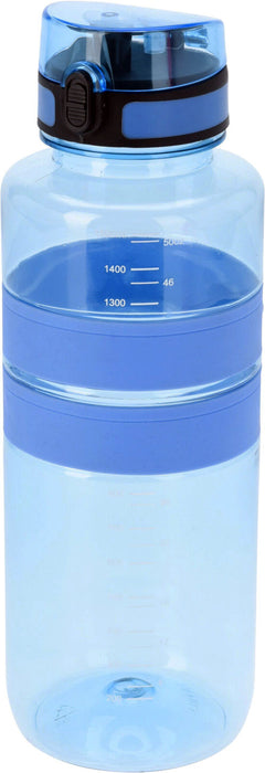 XL Sportflasche Trinkflasche 1500ml Blau Wasserflasche auslaufsicherer Klappdeckel