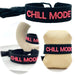 Canvas Statement Armband Chill Mode Schwarz besticktes Webarmband