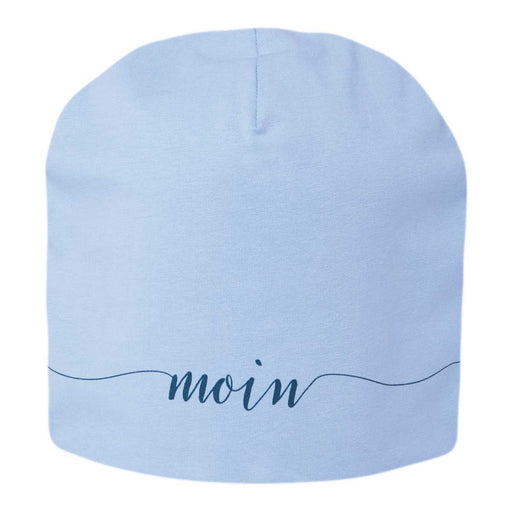 Stylische Mütze Unisex Moin Blau Beanie weiches dehnbares Material