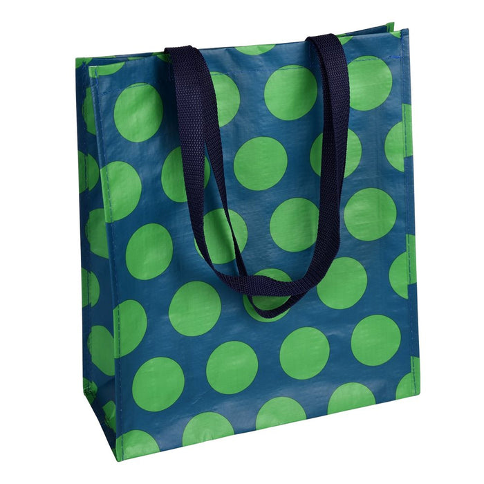 Shopper Einkaufstasche Spotlight Blau Recycelt faltbar Strandtasche Tragetasche