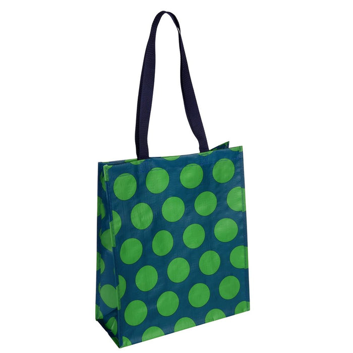 Shopper Einkaufstasche Spotlight Blau Recycelt faltbar Strandtasche Tragetasche