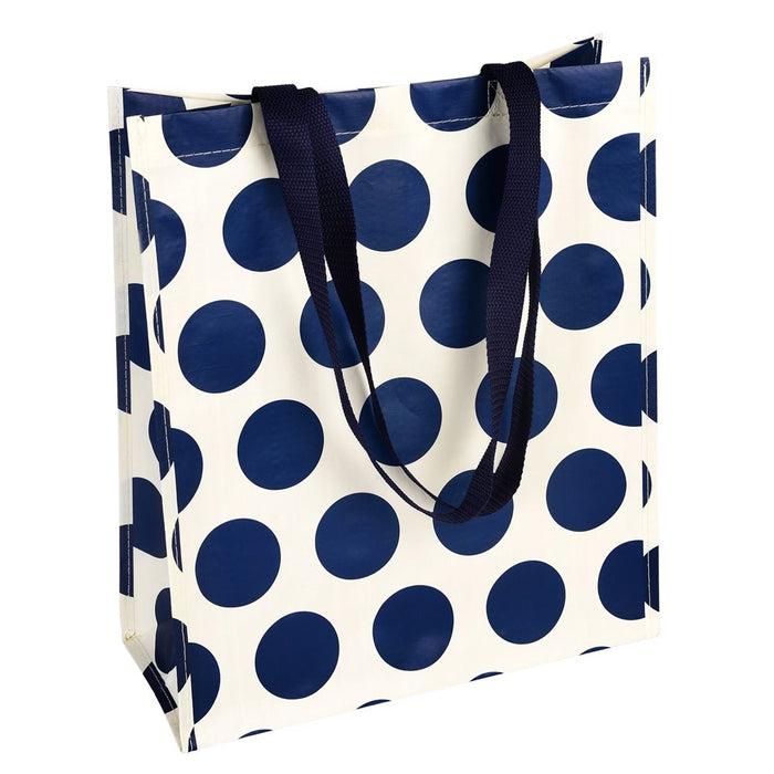 Shopper Einkaufstasche Spotlight Navy Recycelt faltbar Strandtasche Tragetasche