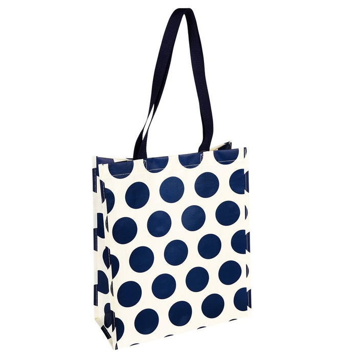 Shopper Einkaufstasche Spotlight Navy Recycelt faltbar Strandtasche Tragetasche