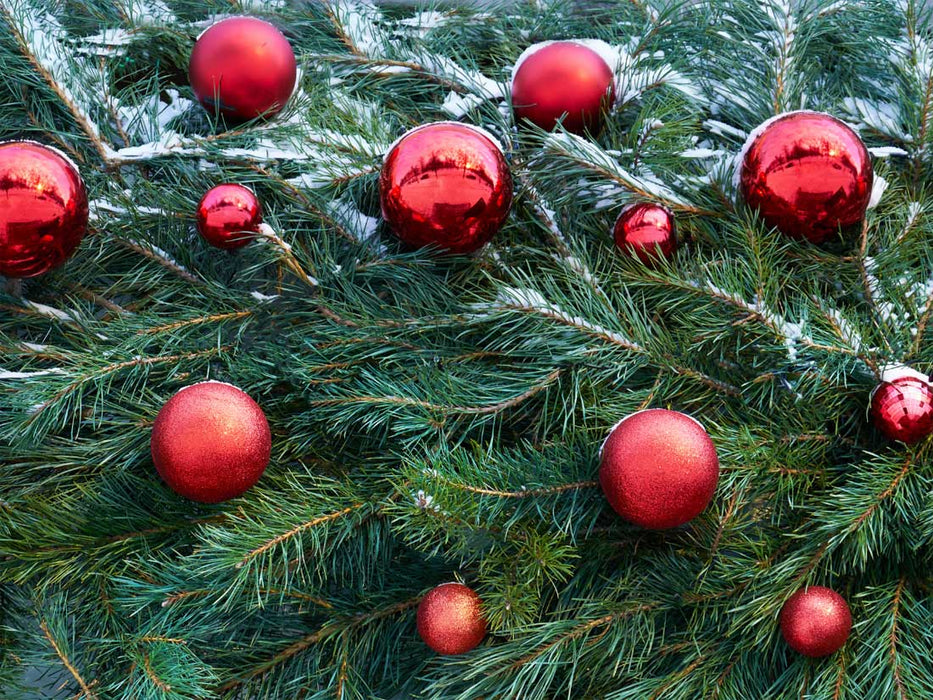 30 Kunststoff Weihnachtskugeln Rot 4cm-6cm Baumkugel Dekokugel