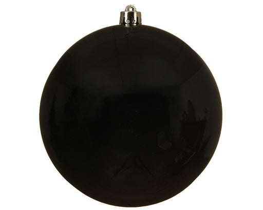 Design XL Weihnachtskugel 14cm Schwarz Kunststoff Deko Baumkugel