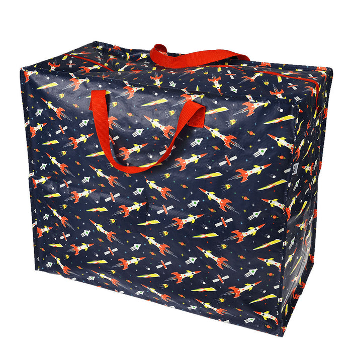 XXL Jumbo Bag Rakete 55cm Recycled Allzwecktasche Einkaufstasche