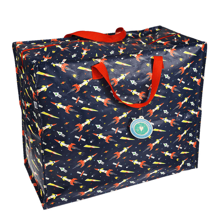 XXL Jumbo Bag Rakete 55cm Recycled Allzwecktasche Einkaufstasche