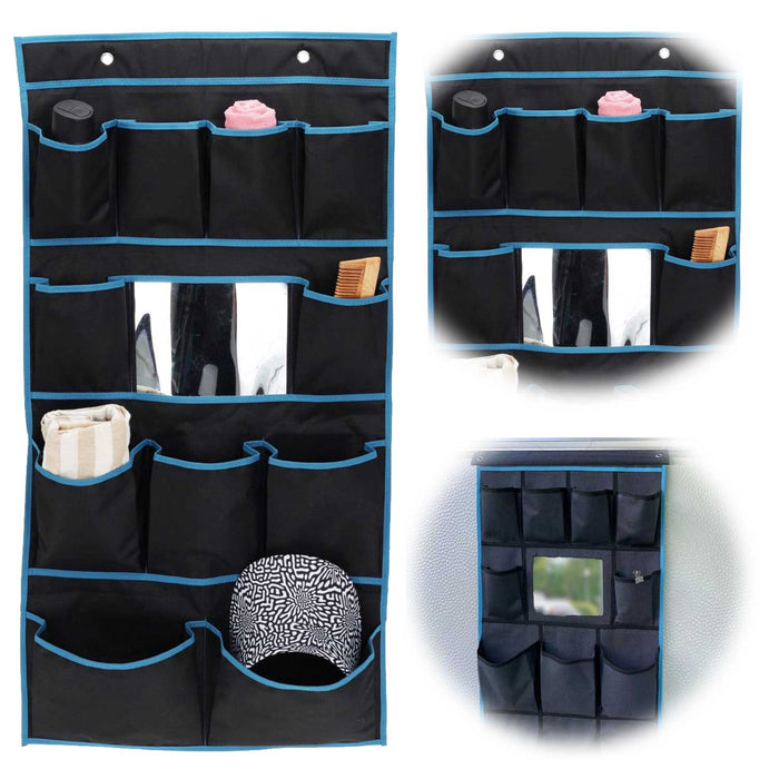 Hänge-Organizer Hängeregal 11 Fächer 90x45cm Türregal Schuhregal Hängetasche