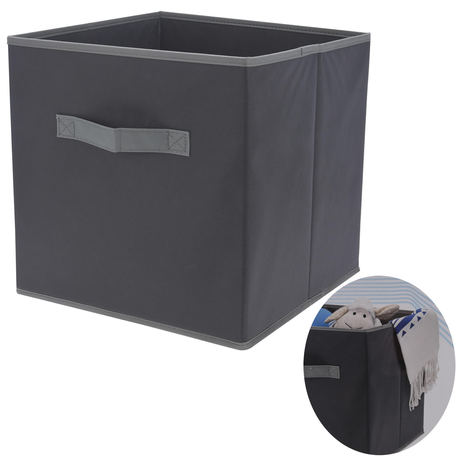 3x Aufbewahrungsbox mit Deckel Kunststoffboxen Box Kisten