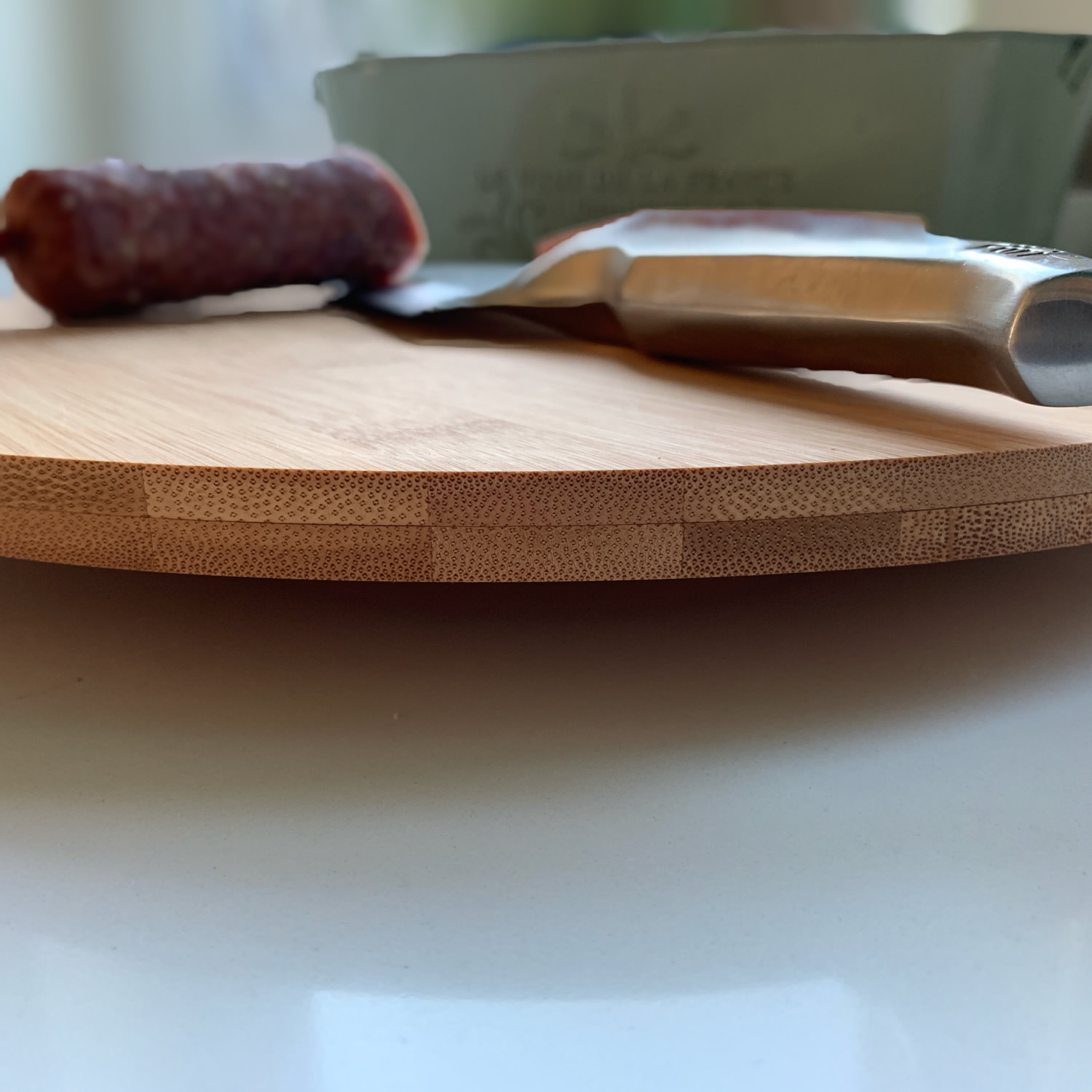 Großer Drehteller Für Esstisch Drehplatte Servierplatte - Aus Holz